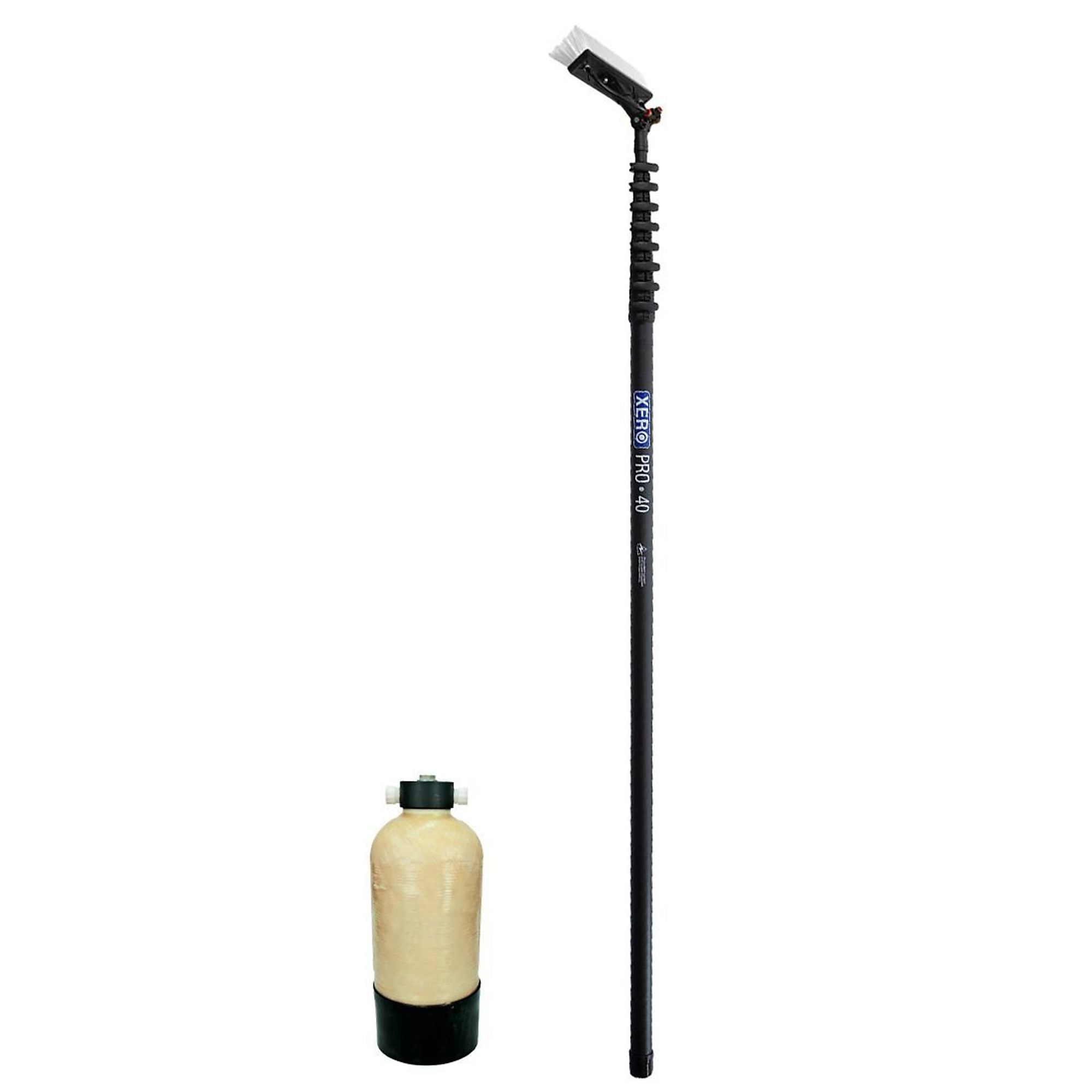XERO, DI Tank with Pro Basic Water Fed Pole - 50ft., Model# 209-27-50
